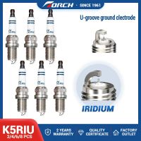 【YF】 2/4/6/8pcs Original Torch K5RIU High Performance Iridium Spark Plug for NISSAN OPEL TOYOTA VW UAZ