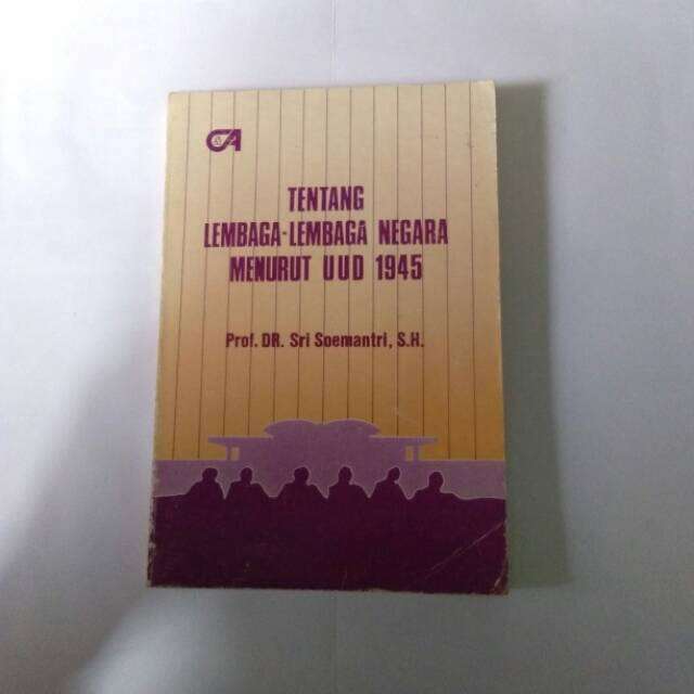 Buku TENTANG LEMBAGA LEMBAGA NEGARA MENURUT UUD 1945 | Lazada Indonesia