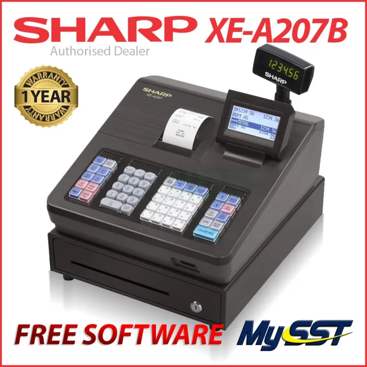 Sharp Cashier Machine Cash Register XEA207B XEA207B XEA207 XEA207 SST