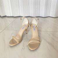 * พร้อมส่งค่ะ * ล็อตใหม่ หนัง PU Maxi3 - Beige รองเท้าแบรนด์Everydayshoes ส้นสูง 3 นิ้ว