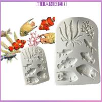 เครื่องมือการตกแต่งเค้ก Sugarcraft ปะการังจากทะเลฟองดองคัพเค้กในทิเบตเครื่องมือทำแม่พิมพ์ซิลิโคนแม่พิมพ์ทำขนมอบมหาสมุทรอุปกรณ์ทำขนม