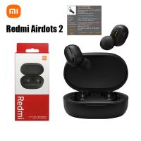 เหมาะสำหรับ Xiaomi Redmi Airdots 2หูฟังบลูทูธชุดหูฟังพร้อมไมโครโฟนแบบพกพาหูฟังไร้สายอินเอียร์หูฟังสำหรับฟังเพลงกลางแจ้ง