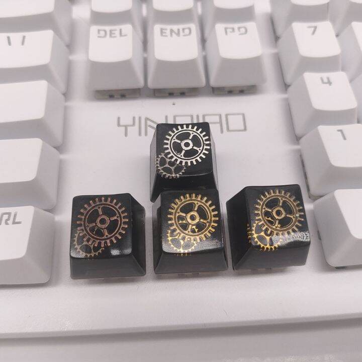 caps-for-mechanical-axis-transparent-keycaps-pinion-resin-mx-custom-keycap