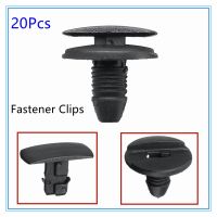 20SPcs Car Auto Interior Clip Fastener Push Type Rivet Retainer Bumper Fender Fixed Clamp For Peugeot For Citroen Chrome Trim Accessories