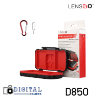 กล่องใส่การ์ด LENSGO D850 Luggage 2Battery 14SD CASE