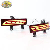 2PCS For Honda CR-V CRV 2020 2021 3-in-1 Functions 12V LED Bumper Light Rear Fog Lamp Brake Light Dynamic Turn Signal Reflector