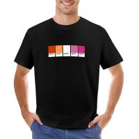 Pantone Lesbian T-Shirt Tee Shirt New Edition T Shirt MenS Cotton T-Shirt