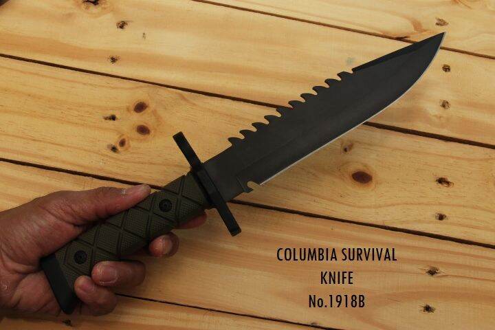 มีด-columbia-รุ่น-1968a-1918b-มีดsuvivalขนาดพกพาสำหรับลุยป่า-พร้อมซองแข็ง