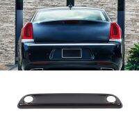 Lampu Kabut Belakang Dekorasi Penutup Trim Lampu Hood Stiker สำหรับ Chrysler 300C/300 2015-2021 Akseseksterior Mobil ABS Serat Karat