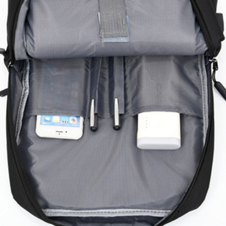 กระเป๋าเป้สะพายหลัง-xiaomi-ใบเดียวกันสำหรับผู้ชายกระเป๋าเป้ใส่คอมพิวเตอร์ชุดลำลองธุรกิจ-usb-กระเป๋านักเรียนผ้า-oxford-zongsheng