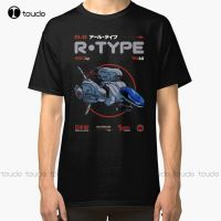 New R-9 R-Type Unisex Anime T-Shirt For Men &amp; Classic Arcade Shooter Bydo Cotton T Shirt Tee Oneck Tshirts