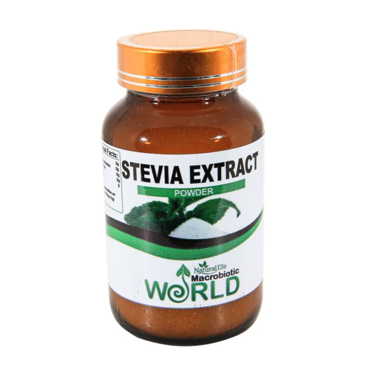 premium-organic-stevia-extract-น้ำตาลหญ้าหวาน-100g