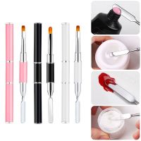 1Pc Nail Art Brushes For Manicure UV Gel Brush Pen Extensions Acrylic Nail Art Painting Drawing Carving Pen Phototherapy Brush Artist Brushes Tools