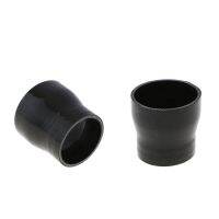 2ชิ้น ‑ 63Mm-51Mm Straight Reducer Silicone Hose Adapter For Radiator Black