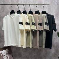 High Quality Stone Island Summer 6-color basic round neck short-sleeved armband solid color T-shirt