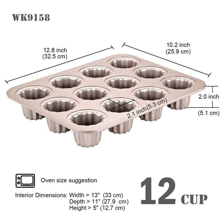 canele-mold-cake-pan-12-cavity-non-stick-cannele-muffin-bakeware-cupcake-pan-for-oven-baking-champagne-gold