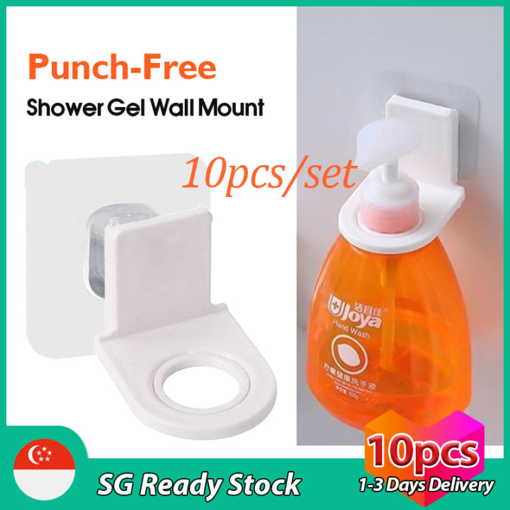 3 bottle Soap Dispenser Bathroom Wall Mount Shower Shampoo dispenser  organizer