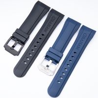 ▶★◀ Suitable for natural silicone rubber Suitable for Graham racing chronograph series sports mens watch watch strap 24mm