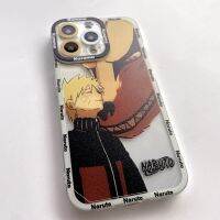 [Quick Delivery] BANDAI Anime Naruto Kurama มิตรภาพโปร่งใสสำหรับ Iphone 13 12 Mini 11 14 Pro Max Hot Angle Eyes Clear Funda Cover