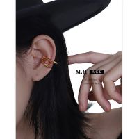 [COD] U-shaped double-layer ear bone clip female ins simple niche design feeling indifferent trendy people Internet celebrity no piercing earrings