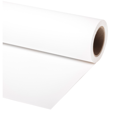 White Paper Background Backdrop 2.72x11m. for Chromakey ฉากกระดาษสีขาว Seamless Paper ส่งฟรี