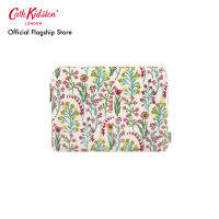 Cath Kidston 13" Laptop Sleeve Paper Pansies Cream กระเป๋าแล็ปท็อป กระเป๋าโน๊ตบุ๊ค กระเป๋าผ้า กระเป๋าสีครีม กระเป๋าผ้าลายดอกไม้ กระเป๋าแคทคิดสตัน