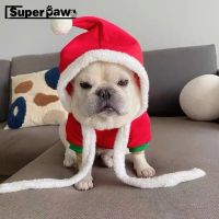 Christmas Pet Dog Hoodie New Year Winter Warm Coat Jacket Clothes For Small Medium Dogs French Bulldog Chihuahua Corgi Pug KLC31