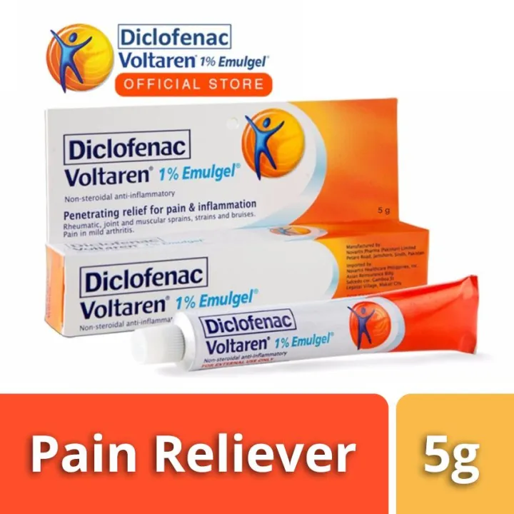 Voltaren Pain Reliever 1 Emulgel 5g for Muscle, Back, Body Pain