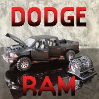 Model Car : โมเดลรถเหล็กกระบะ Dodge RAM TRX 4x4 ขนาด 1:32 โมเดลรถคอลเลกชัน รถกระบะ OFF Road Diecast model car ของเล่นเด็ก Toys มีไฟ มีเสียง... Car Model Bkk