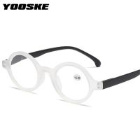 {Paopao glasses}YOOSEK 1.5 1.0 2.0 2.5 3.0 3.5 4.0 Reaidng แว่นตาวินเทจสำหรับผู้ชายแว่นสายตายาวกลมผู้หญิงแว่นตาตามใบสั่งแพทย์ขนาดเล็ก