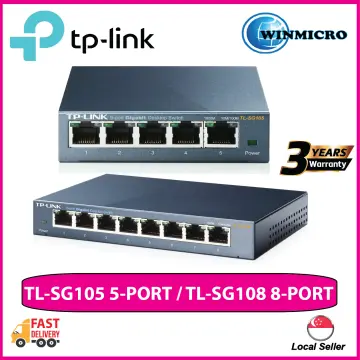 Switch 8 Puertos Tp-link TL-SG108 10/100/1000mbps rj45 lan GIGABIT TP LINK