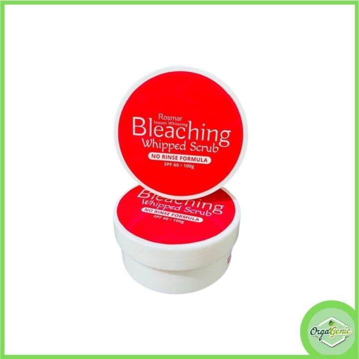 Rosmar Bleaching Whipped Body Scrub Lotion Instant Skin Whitening Cream
