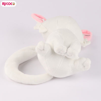 MSCOCO Boneka Mainan หมอนนุ่มการ์ตูนแมวนุ่มสบายผิวตุ๊กตาหนานุ่มของขวัญวันสำหรับวันเกิดสำหรับเด็กเด็ก