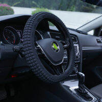 2021Silicone Car Steering Wheel Cover D Shape Round 36-48cm Universal Car Accessories Grip