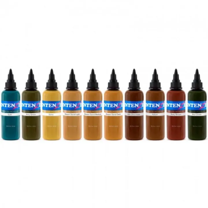 OG Tattoo Ink Color Set – 4oz Bottles plus a 8oz Black and a 8oz
