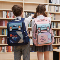 Tas Ransel Anak SD Ivahpq กระเป๋าเป้สะพายหลังสำหรับผู้หญิงคุณภาพสูงเกรด1-6น้ำหนักเบาลดโหลดและการป้องกันกระดูกสันหลัง