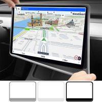 ✽▫▲ For Model 3 Y Silicone Protective Trim Cover Central Control Navigation Screen Protector Frame Car Accessories