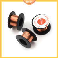 Aleaty? 3ม้วนแม่เหล็กลวด AWG Gauge enamed ขดลวดทองแดง Winding 0.1mm