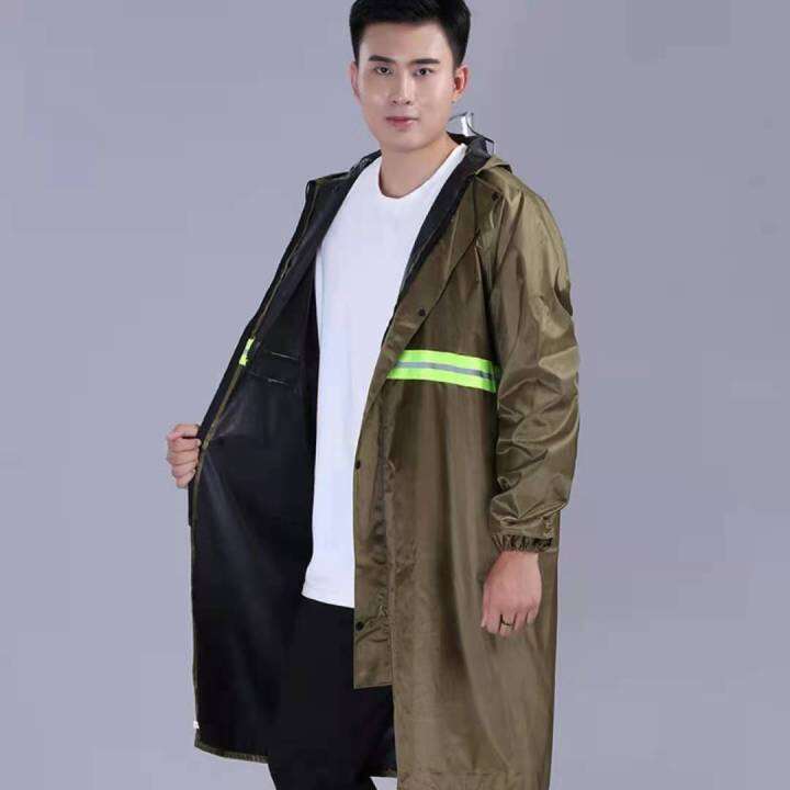 ชุดกันฝน-เสื้อกันฝน-ครบชุด-เสื้อกันฝนแบบชิ้นเดียว-ชุดกันฝนแบบหนา-waterproof-rain-suit-เสื้อคลุม-เสื้อคลุมกันฝน