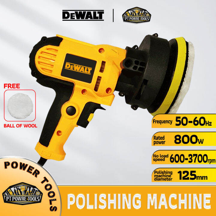 Dewalt 800W Electric Car Polisher 125mm Machine Auto Polishing Machine