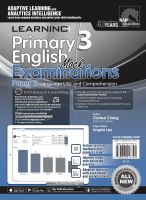 แบบทดสอบภาอังกฤษ ป.3 Primary 3 English Mock Examinations