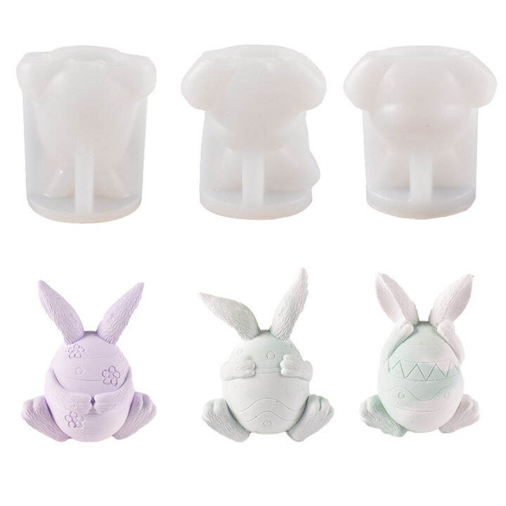 candle-scented-cover-eyes-and-mouth-and-ears-rabbit-candle-mold-faceless-rabbit-plaster-mold