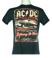 เสื้อวง AC/DC เสื้อเท่ห์ แฟชั่น เอซี/ดีซี ไซส์ยุโรป PTD1429