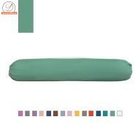 ┇❂♈ DANSUNREVE Lifestyle Bolster Case Solid Color Cover Long Pillowcase Polyester Fabric