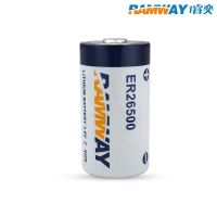 RAMWAY ER26500แบตเตอรี่ลิเธียม3.6V หมายเลข2 C แบบมีปลั๊กเครื่องไหลไอน้ำก๊าซธรรมชาติ1ชิ้น