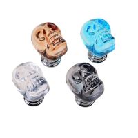 Gift Box Small Glass Knob Jewelry Box Handle Skull-shaped Unique Transparent Handle Transparent Crystal Knob