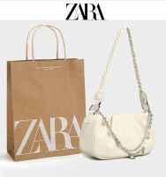 ZARAˉ ZARA bag womens 2023 summer new cloud armpit bag French niche exclusive design pleated bag shoulder bag