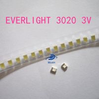 200PCS/lot EVERLIGHT LED Backlight 0.5W 3V 3020 3021 3022 Cool white LCD Backlight for TV TV Application Electrical Circuitry Parts