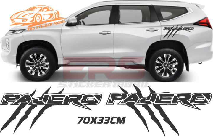 STIKER STICKER MOBIL PAJERO MOTIF CAKARAN BODY MOBIL ALL MITSUBISHI ...