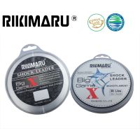 ▩◆ RIKIMARU “Big Game X” Mono Sea Fishing Line Monofilament Angling Lines 50m Shock Leader 150LB 200LB For Tuna Memory Free Nylon